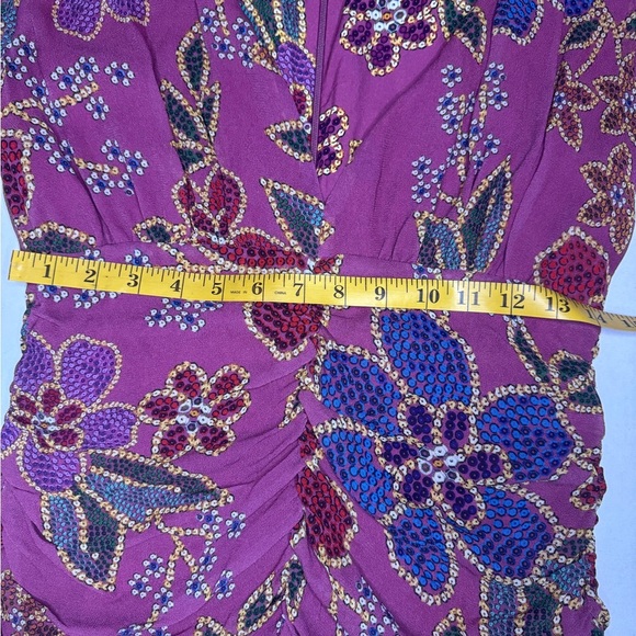 FARM RIO FLORAL SPARKLE MINI DRESS IN SIZE M - Picture 14 of 14